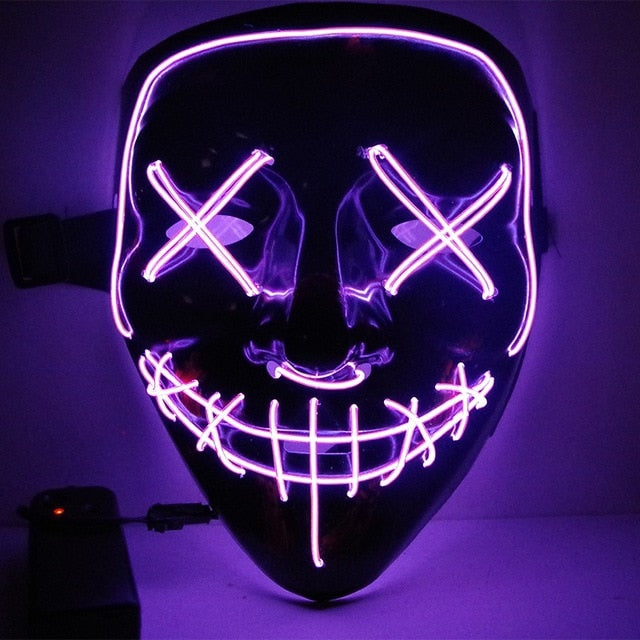 Led Halloween Party Masque