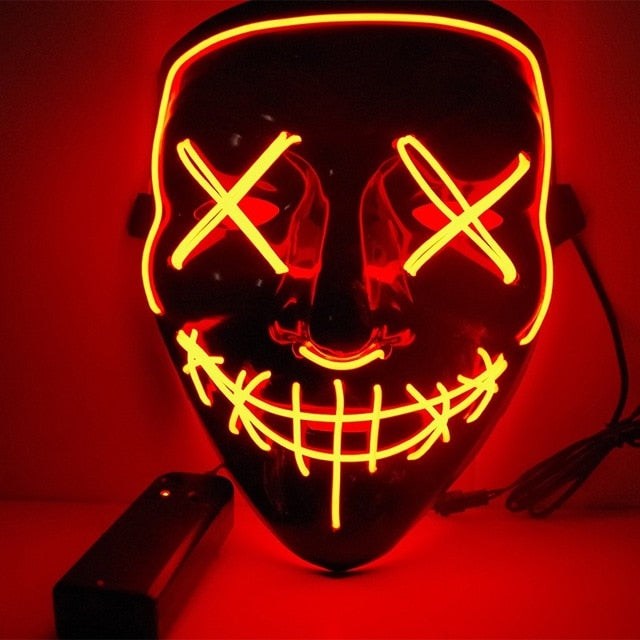 Led Halloween Party Masque