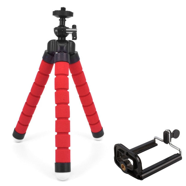 Tripod Phone Holder With Bluetooth Remote Shutter